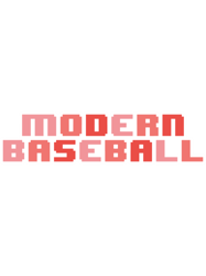 modern baseball pixel red