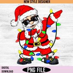 Dabbing Santa PNG, Christmas Dab Dance PNG, Instant Download