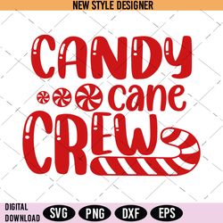 candy cane crew svg, candy cane svg, christmas crew svg,