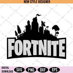 Gaming Fortification SVG, Gaming Fortress SVG, Video Game Fort SVG, Silhouette Art