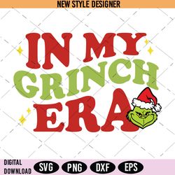 Grinch-inspired Era SVG, Grinch Era Illustration SVG, Era of the Grinch SVG,