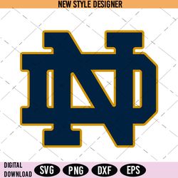 Notre Dame SVG, Notre Dame Irish SVG, Football PNG, Instant Download