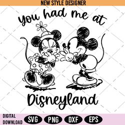 Mickey and Minnie Valentines SVG, You had me at Hello SVG, Disney Love Story SVG, Instant Download