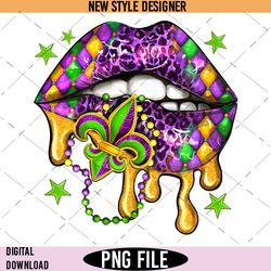 Mardi Gras Png, Western lips Png, Western Mardi Gras Png, Carnival lips Png. Instant Download