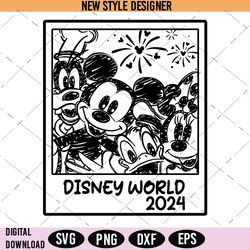 Disney World 2024 Svg, Family Trip Svg, Family Squad Svg, Instant Download