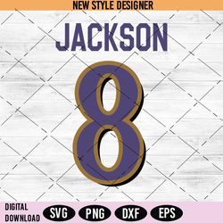 Jackson Jersey Design, Custom Jackson Svg, Football Jersey Clipart, Instant Download