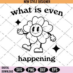 What is even happening Svg Png, Confused Situation Svg, Puzzled Event Svg, Abstract Chaos Svg, Instant Download
