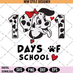 101 Days of School Svg, 101 Days of School Png, Kindergarten Svg , I Survived 100 Days Clipart, Instant Download