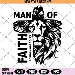 Man Of Faith Svg Png, Christian Man Shirt Svg, Christian Man Svg, Man Of God Svg, Instant Download