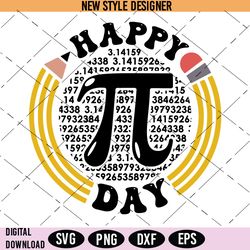 Happy Pi Day Svg Png, Happy Pi Day 2024 Svg, Math Teachers svg, Back To School Svg, Instant Download