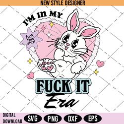Fun Rabbit Heart with Snarky Svg, Bunny Heart Svg, Whimsical Rabbit Illustration Svg, Instant Download