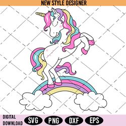 Magical unicorn Svg, Fantasy creature Svg, Cute unicorn clipart, Mythical animal Svg, Unicorn Svg, Instant Download