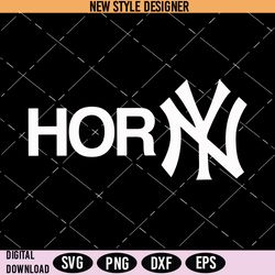 Hor NY Svg, New York logo Svg, Urban Svg, Naughty Svg, NYC skyline Svg, Instant Download