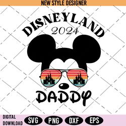 Daddy Mouse 2024 Svg, Fathers Day Svg, Happy Fathers Day, Cut File Svg, Digital Download