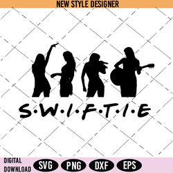 Swiftie Friends Bundle Taylor Svg, Swiftie Svg, Silhouette Art, Cut File Svg
