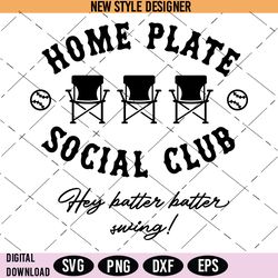 home plate social club softball svg, softball home plate svg, silhouette art, cut file svg