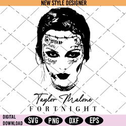 Taylor Swift Malone Svg Png, Fortnight design, Taylor Swift SVG, Instant Download