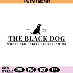 Black Dog SVG Png, Tortured Poets Department SVG, Taylor Swift Digital Art, Digital Download