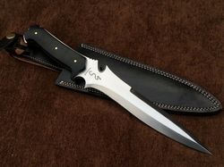 Jack Krauser Knife Personalized Custom Handmade Spring Steel, Bowie Knife, Replica , Tactical Knife, Birthday Gift