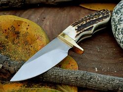 Handmade hunting outdoor knife skinner knife camping knife survival knife gift for him anniversary gift birthday gift