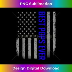 American Flag Dad For Father's day Best Pops Ever - Artisanal Sublimation PNG File - Challenge Creative Boundaries