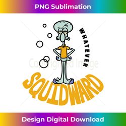 Amazon Essentials SpongeBob SquarePants Squidward Whatever Long Sleeve - Edgy Sublimation Digital File - Craft with Bold