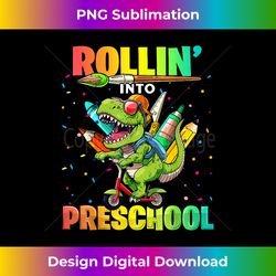 Preschool Dinosaur Back to School First Day of School Boys - Chic Sublimation Digital Download - Tailor-Made for Sublima