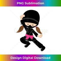 Female Ninja Brunette Ninja - Crafted Sublimation Digital Download - Immerse in Creativity with Every Design