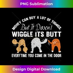 Cute Rescue Dog Lovers Funny Wiggle Butt - Vintage Sublimation PNG Download