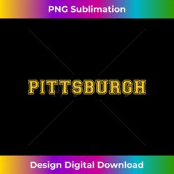 College University style Pittsburgh Pennsylvania Sport Team Tank Top - Urban Sublimation PNG Design - Elevate Your Style