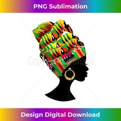 funny kente cloth head wrap gift for african american women - retro png sublimation digital download