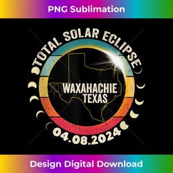 total solar eclipse waxahachie texas april 8 2024 eclipse tank top - png transparent digital download file for sublimati