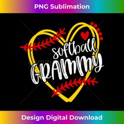 softball grammy, grandma, softball, softball heart - decorative sublimation png file
