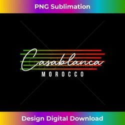 Casablanca Morocco Souvenir - Sophisticated PNG Sublimation File