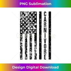 American Flag Carnivore Meat Eater Tank Top - Artisanal Sublimation PNG File
