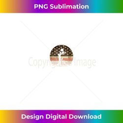 patriotic coon hunting dogs american flag - decorative sublimation png file