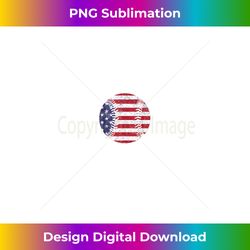 father's day gift fourth of july 4th dad usa flag baseball tank top - elegant sublimation png download