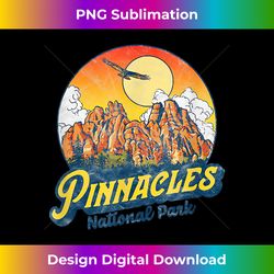 Pinnacles National Park California Retro Vintage - Creative Sublimation PNG Download