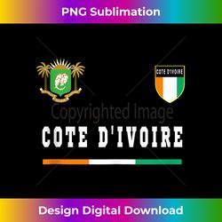 cote d'ivoire sportssoccer jersey tee flag football tank top - trendy sublimation digital download
