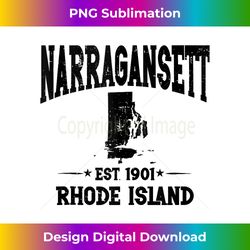 Narragansett Rhode Island RI Retro Classic Throwback Sport Tank Top - Aesthetic Sublimation Digital File