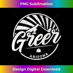 Retro Greer Arizona - Retro PNG Sublimation Digital Download