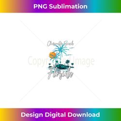 Family Vacation Retro Sunset Florida Clearwater Beach - Vintage Sublimation PNG Download