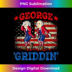 4th Of July George Washington Griddy George Griddin Tank Top - Unique Sublimation PNG Download