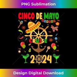 cinco de mayo cruise squad 2024 family matching mexican tank top - elegant sublimation png download