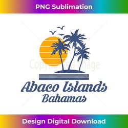 Abaco Islands Bahamas Country Beach Gift - Retro PNG Sublimation Digital Download
