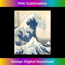 The Great Wave Off kanagawa Big Cool Wave Surfer Tank Top 2 - Premium PNG Sublimation File