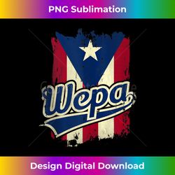 Wepa Puerto Rico Camisa Hombre E Mujer De Puerto Rico Flag Tank Top 3 - Instant PNG Sublimation Download