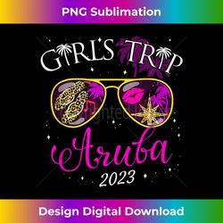 Girls Trip Aruba 2023 Shirt For Women Weekend Birthday Squad Tank Top 1 - Signature Sublimation PNG File