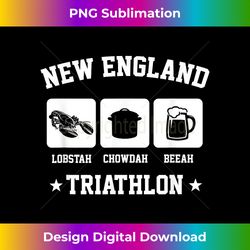 New England Triathlon lobstah chowdah beer - Stylish Sublimation Digital Download