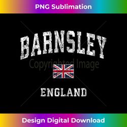 Barnsley England Vintage Athletic Sports Design - Sublimation-Ready PNG File